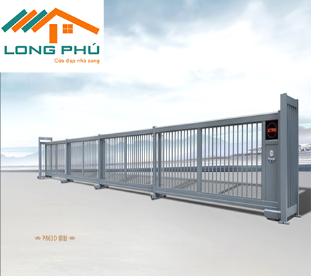 Cổng thép trượt ngang tự động chất lượng cao tại Hà Nội