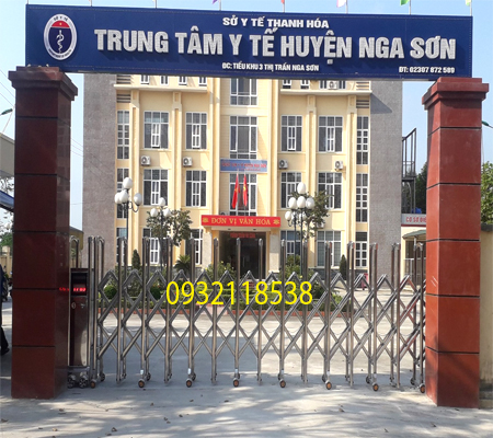 Cổng xếp inox chính hãng tại Thanh Hóa
