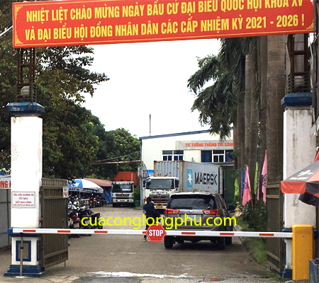 Thanh chắn - hàng rào barie tự động tại Thanh Hóa